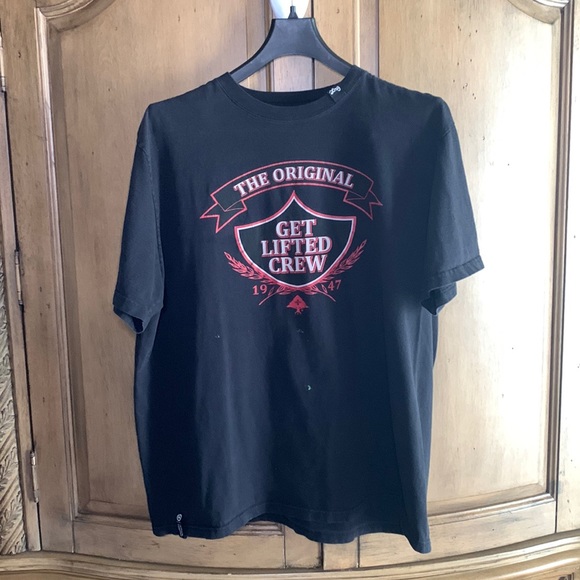 Vintage LRG Get Lifted Crew Short-Sleeve Graphic Tee Shirt. - Picture 1 of 9